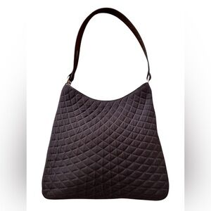 Bally Brown Quilted Shoulder Bag